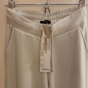 Quince Off-White Jogger Pants